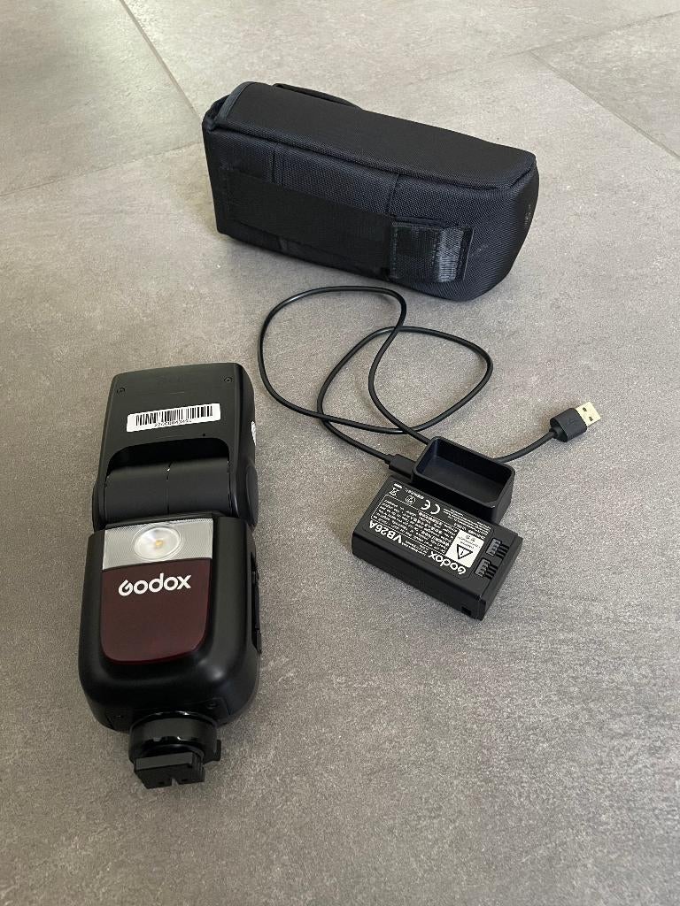 Godox V860 III S Flash - Zo goed als nieuw!, Ophalen, Gebruikt, Overige merken, Kantelbaar