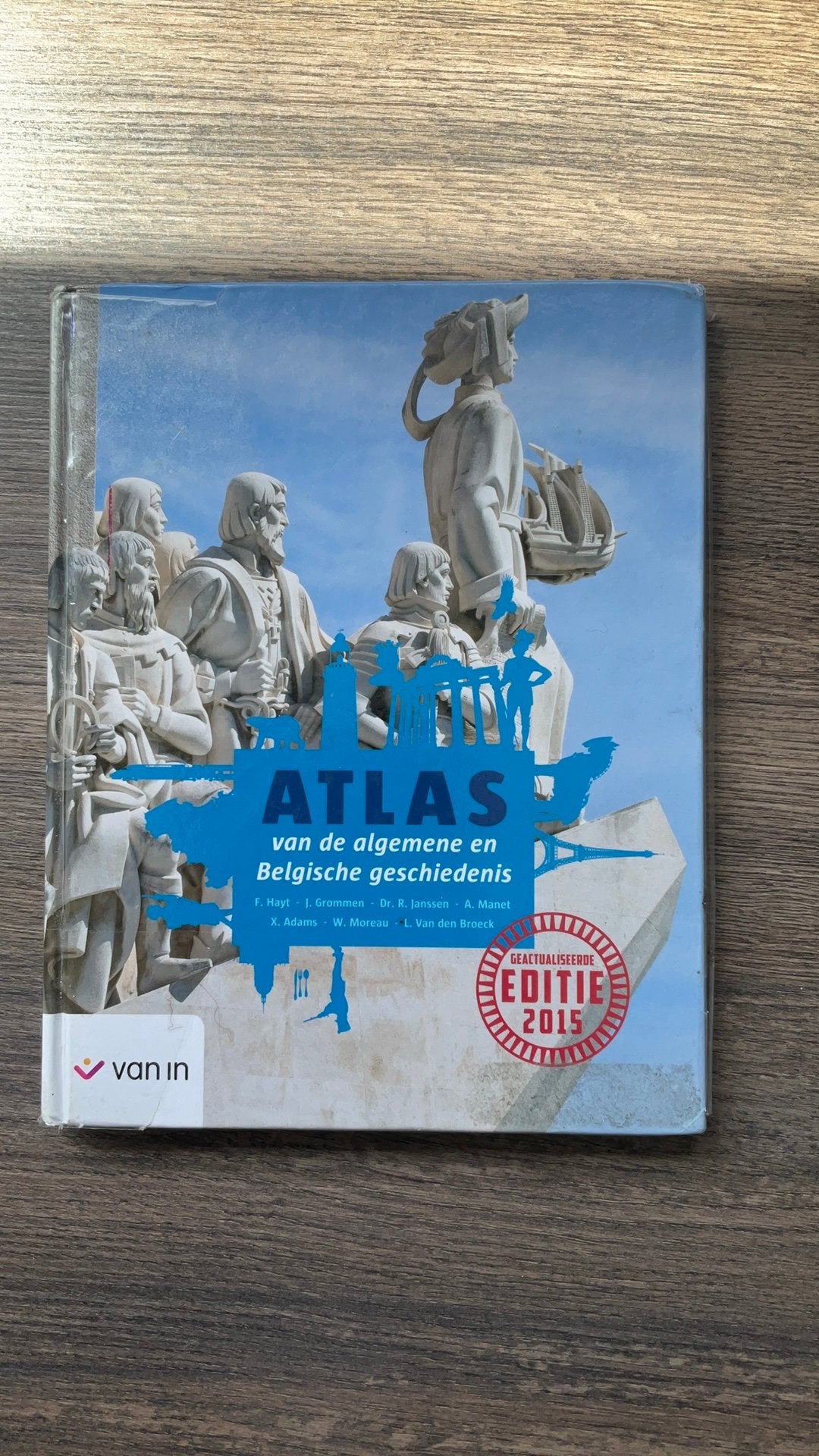 Van In Atlas van de algemene en Belgische geschiedenis, Livres, Livres scolaires, Enlèvement ou Envoi, Comme neuf, Secondaire