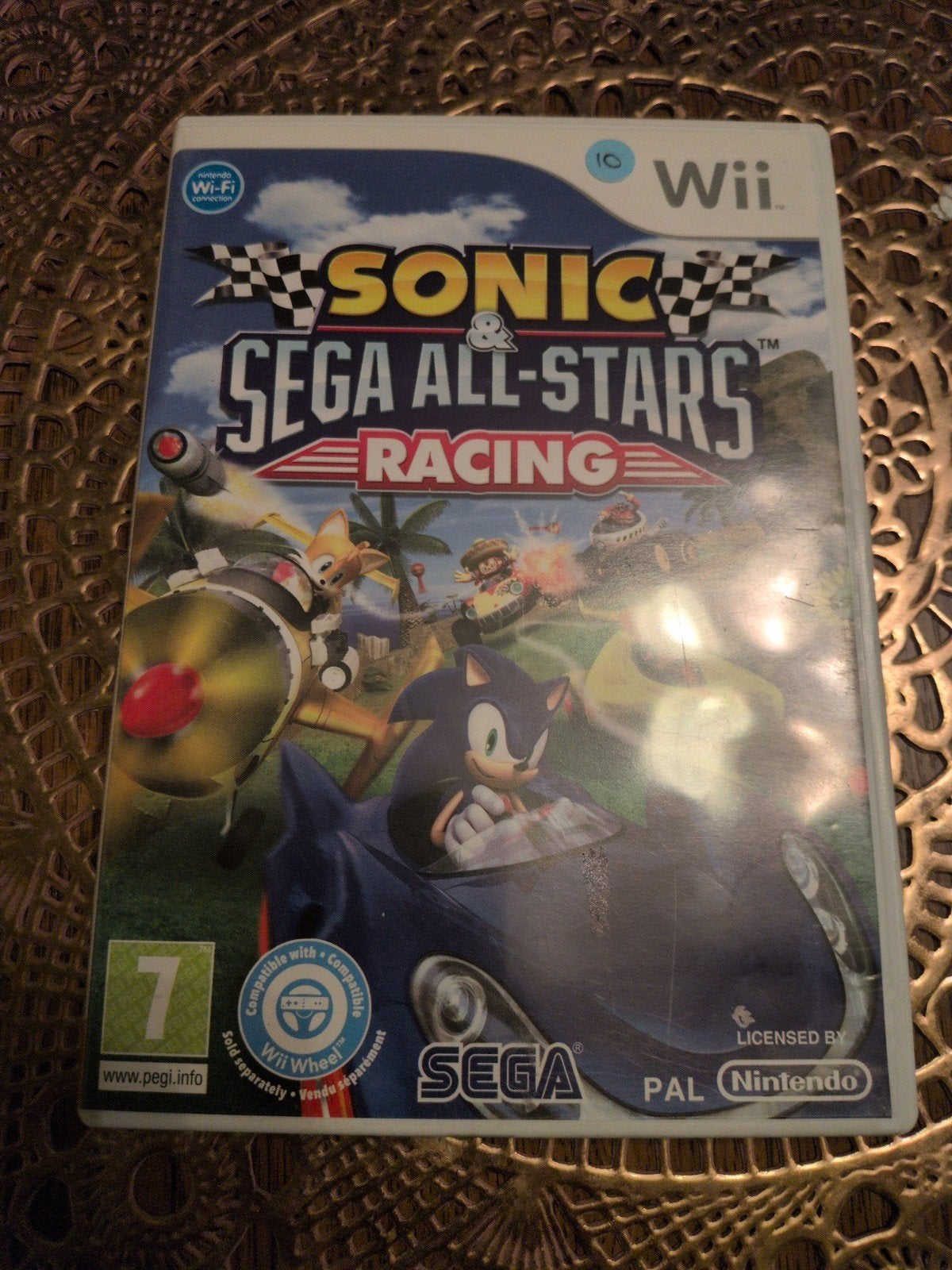 Wii SONIC SEGA ALL-STARS RACING, 3 spelers of meer, Ophalen, Gebruikt, Vanaf 7 jaar