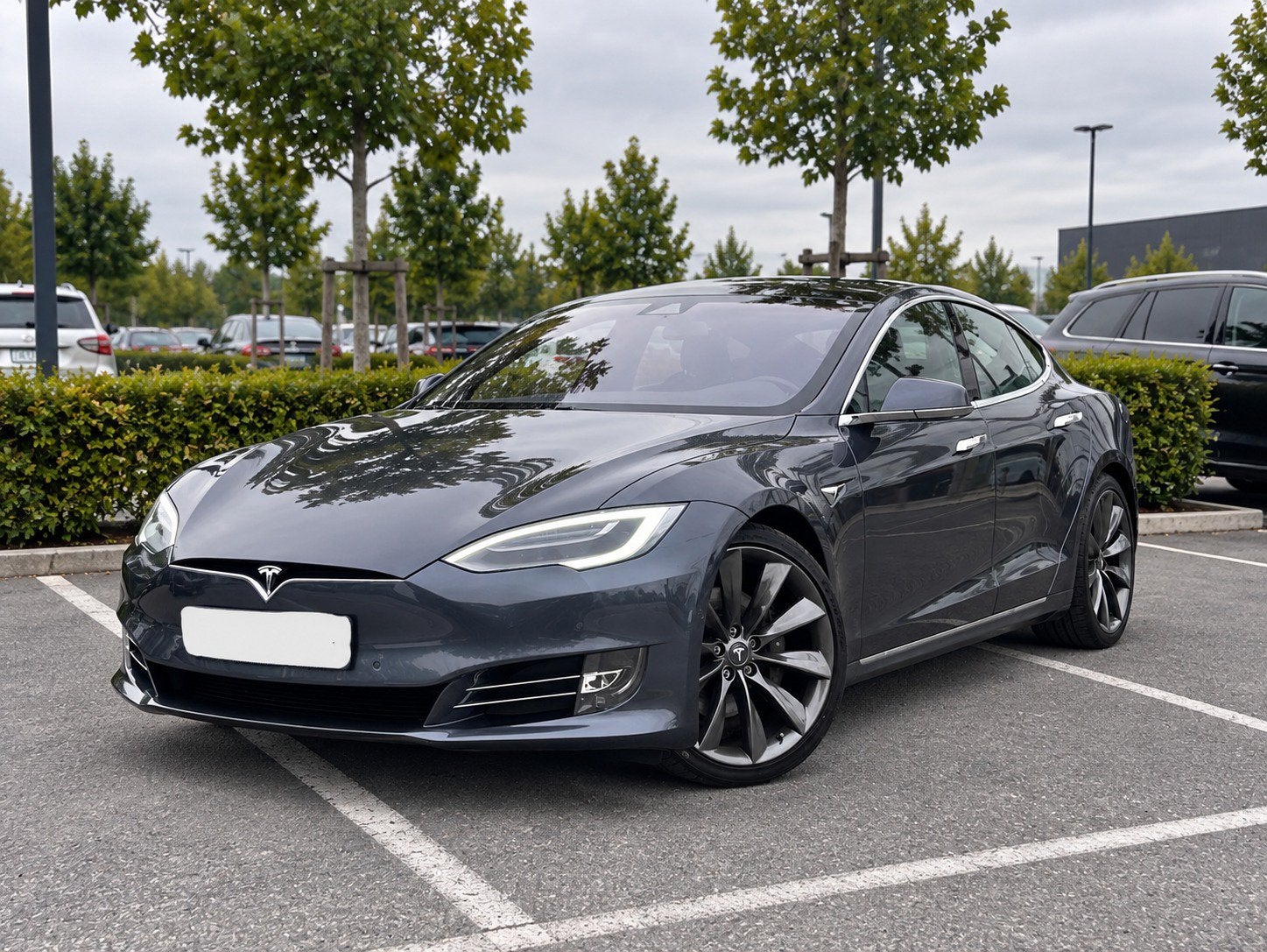 Tesla Model S 75D Dual Motor, Autos, Cuir, Argent ou Gris, Achat, Model S