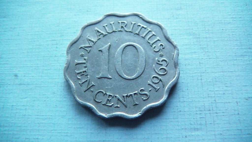 mauritius 10 cents 1965, Enlèvement