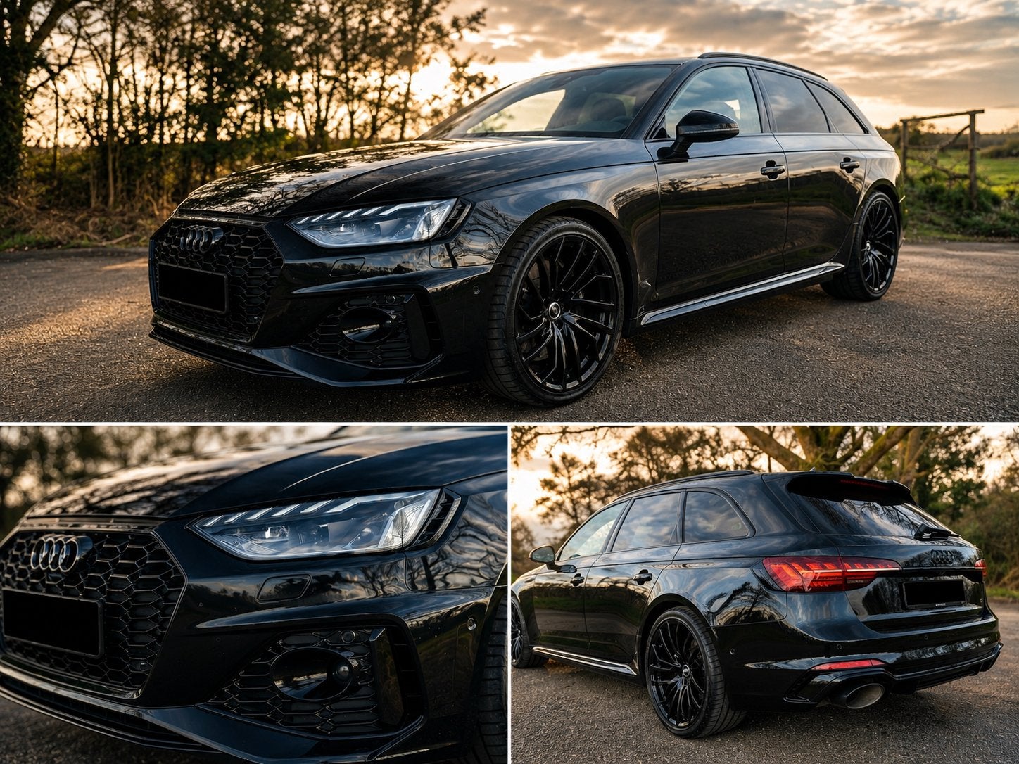 Audi RS4 Avant 2.9 V6 TFSI full black UTILITAIRE, Cuir et Alcantara, Achat, Euro 6, 2 places