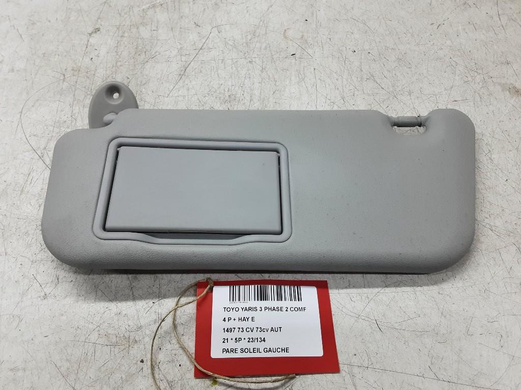 ZONNEKLEP LINKS Toyota Yaris III (P13) (01-2010/09-2020), Auto-onderdelen, Interieur en Bekleding, Toyota, Gebruikt