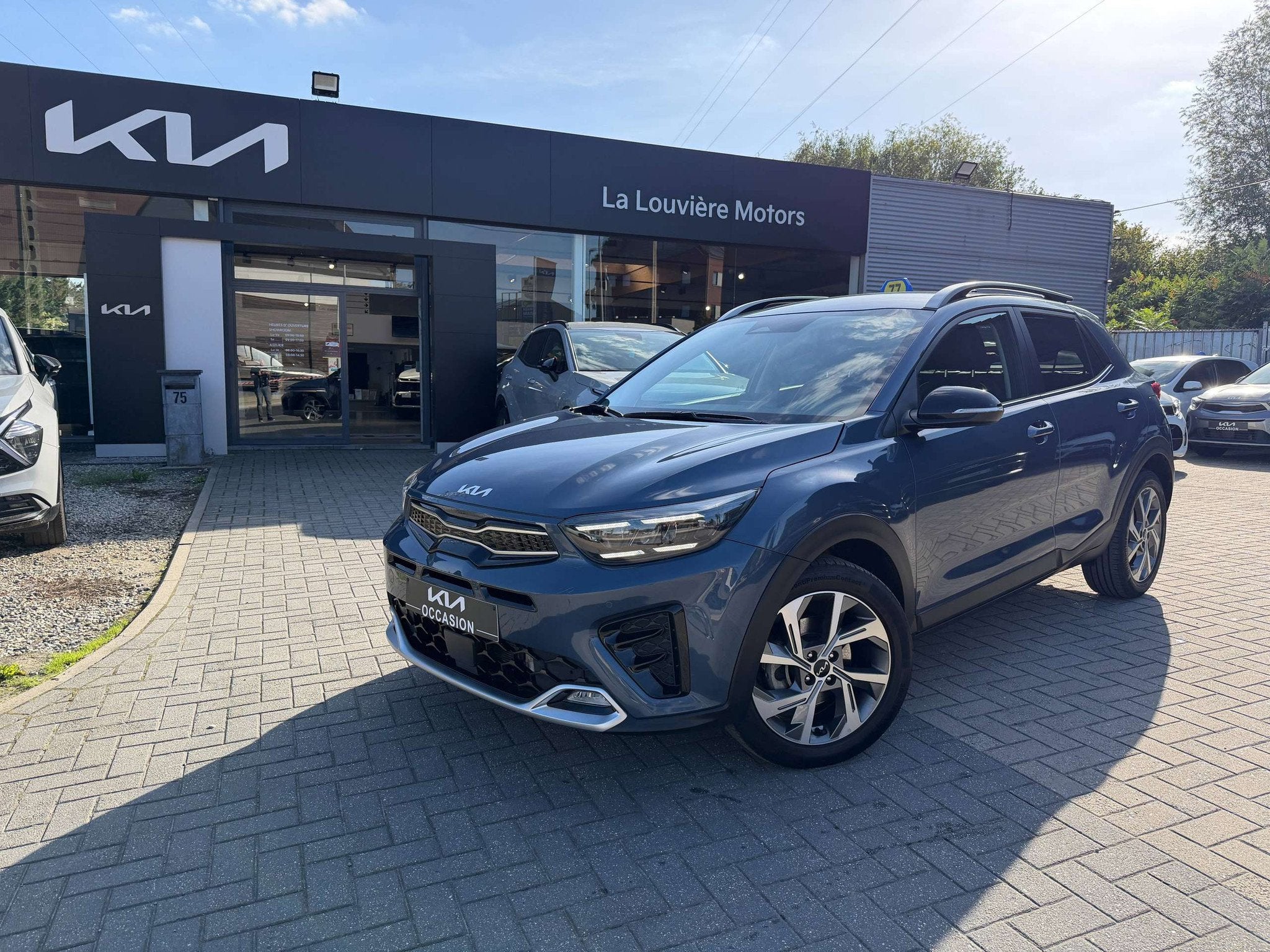 Kia Stonic Stonic 1.0 T MHEV GT Line ISG DCT * FULL FULL * C, Automaat, Kia, Blauw, Hybride Elektrisch/Benzine