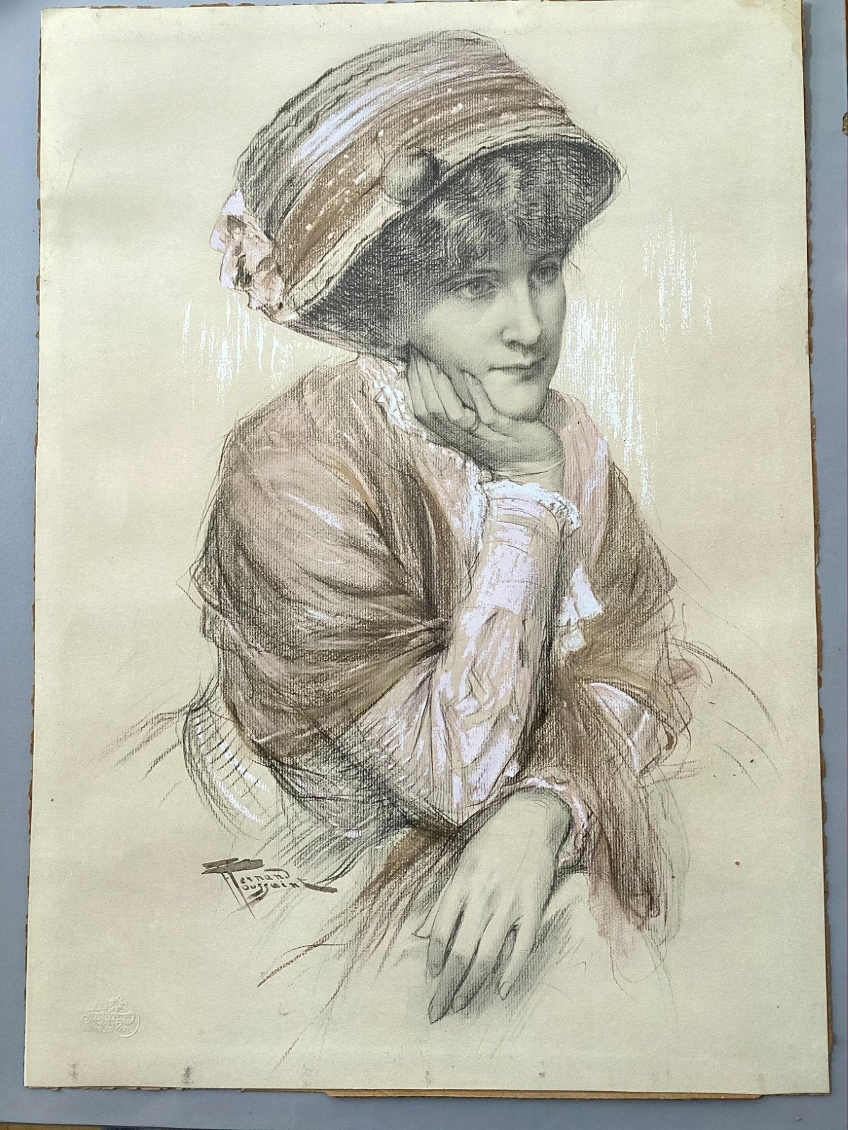 Vrouw Fernand TOUSSAINT, Ophalen of Verzenden