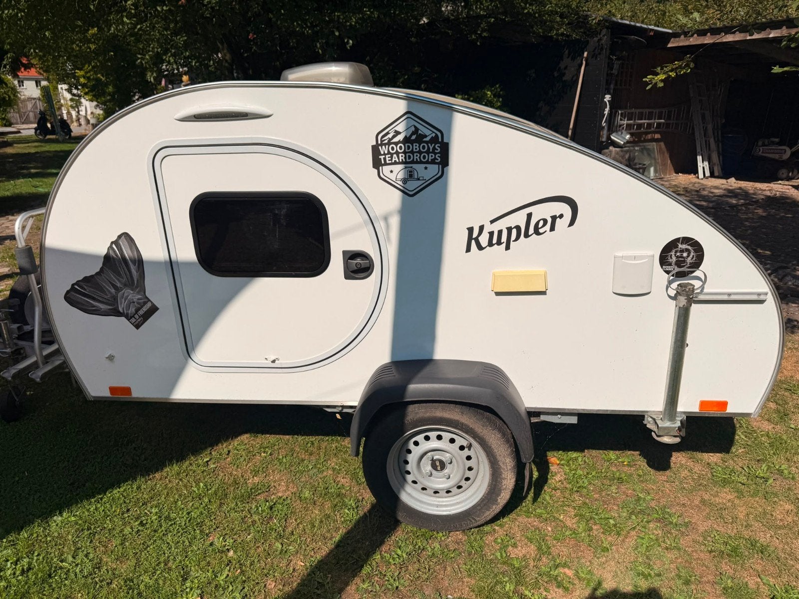 Kupler teardrop mini-caravan, Auto diversen, Aanhangers en Bagagewagens, Ophalen, Zo goed als nieuw