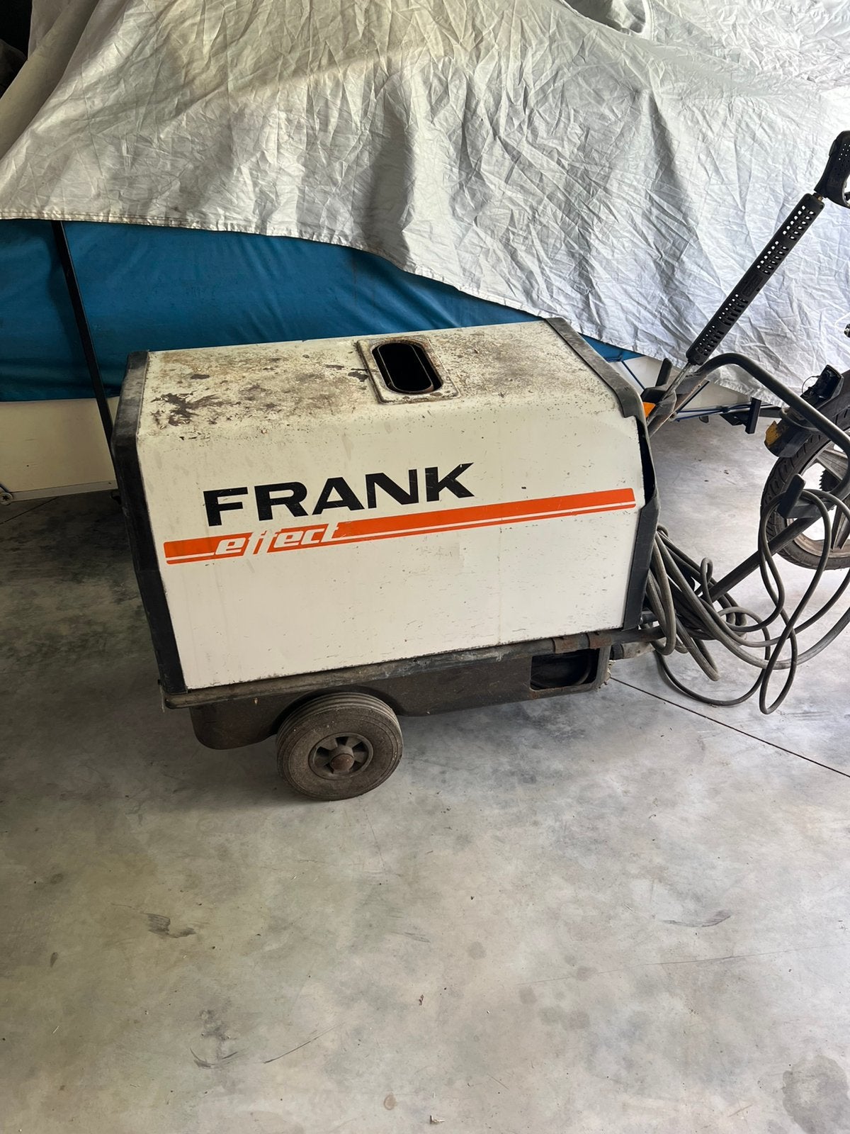 Hogedrukreiniger warm water Frank EXTRA DMS-P 380v, Doe-het-zelf en Bouw, Ophalen, Gebruikt, Overige typen