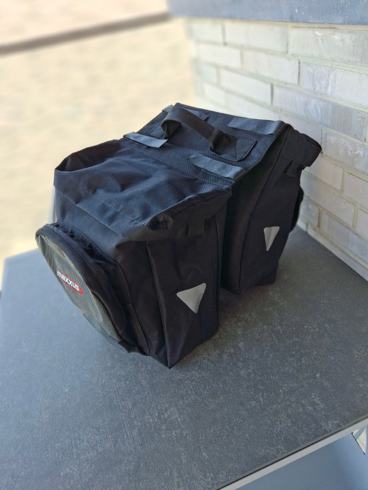Dubbele fietstas Maxxus 30 x 13 x 30 cm (nieuw), Vélos & Vélomoteurs, Accessoires vélo | Sacoches, Enlèvement, Neuf