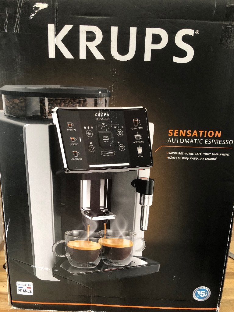 Machine à café, Ophalen, 10 kopjes of meer, Koffiebonen, Zo goed als nieuw