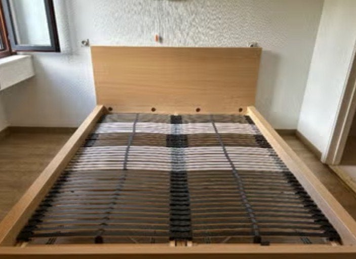 twee persoons bed, Huis en Inrichting, Slaapkamer | Bedden, Ophalen, Gebruikt, Tweepersoons