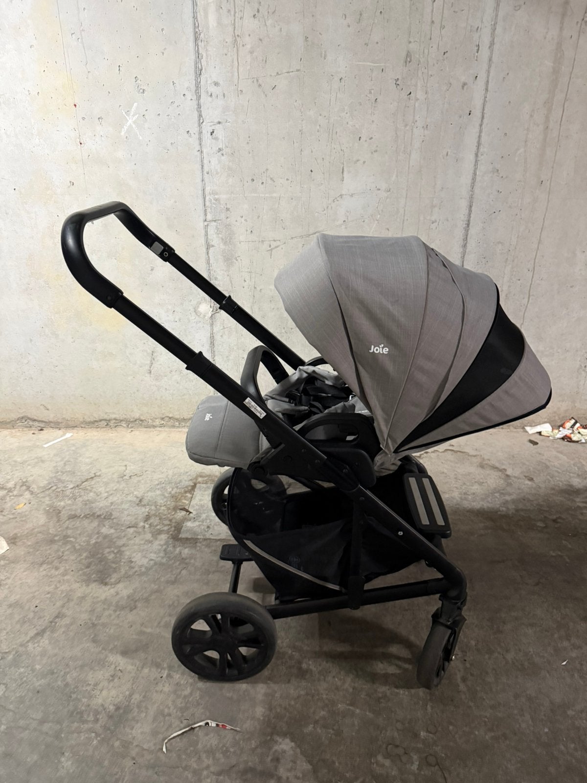 Joie Chrome kinderwagen + Autostoel + ISOFIX i-Base Encore, Enlèvement, Poussette combi, Autres marques, Avec siège auto