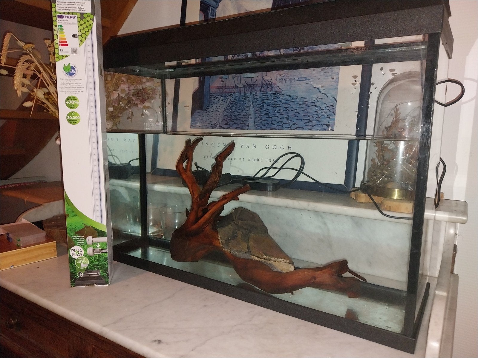 Aquarium van 75 liter en nieuwe Led, Dieren en Toebehoren, Ophalen, Zo goed als nieuw, Verlichting