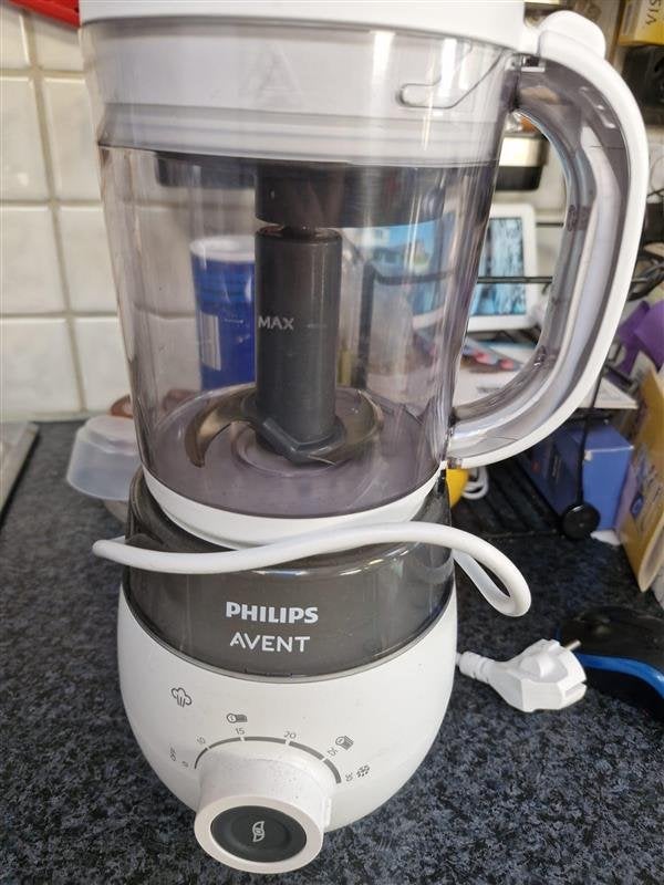 Philips Avent 4-in met 1,5 jaar garantie blender, Kinderen en Baby's, Ophalen of Verzenden, Zo goed als nieuw, Philips Avent