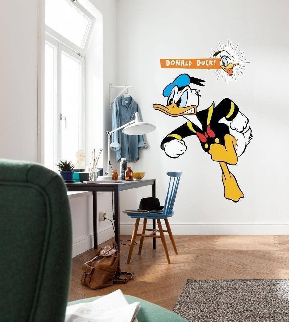 Donald Duck XXL Muursticker 127x200 cm - Gratis Verzending, Verzenden, Nieuw, Wanddecoratie, Meerkleurig