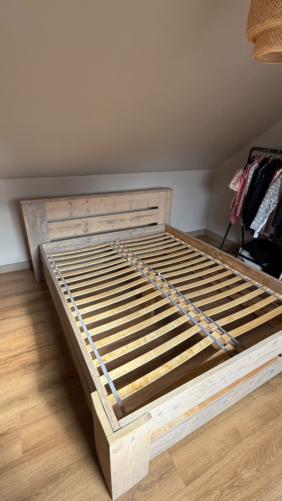 Bed uit steigerhout, Ophalen, Gebruikt, Overige kleuren, Steigerhout