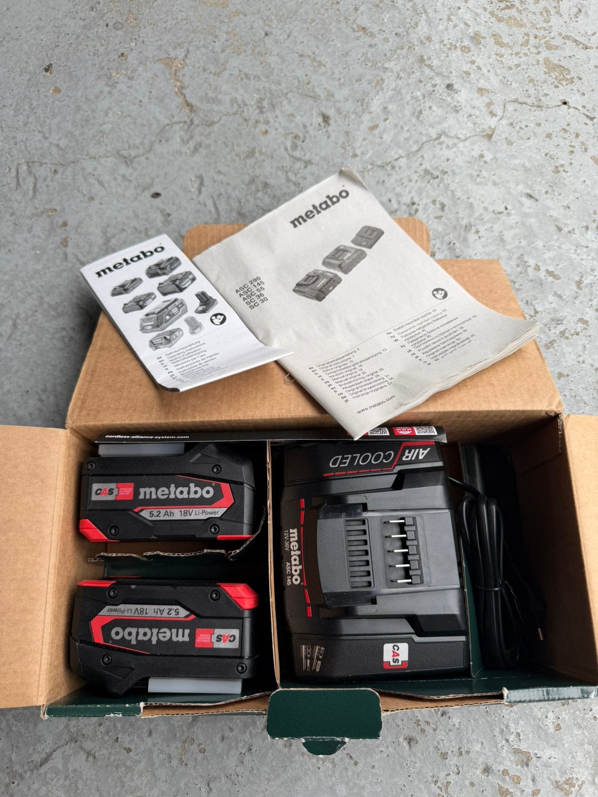 Metabo – Visseuse à chocs 12V + 2 batteries 18V 5,2Ah, Enlèvement, Neuf