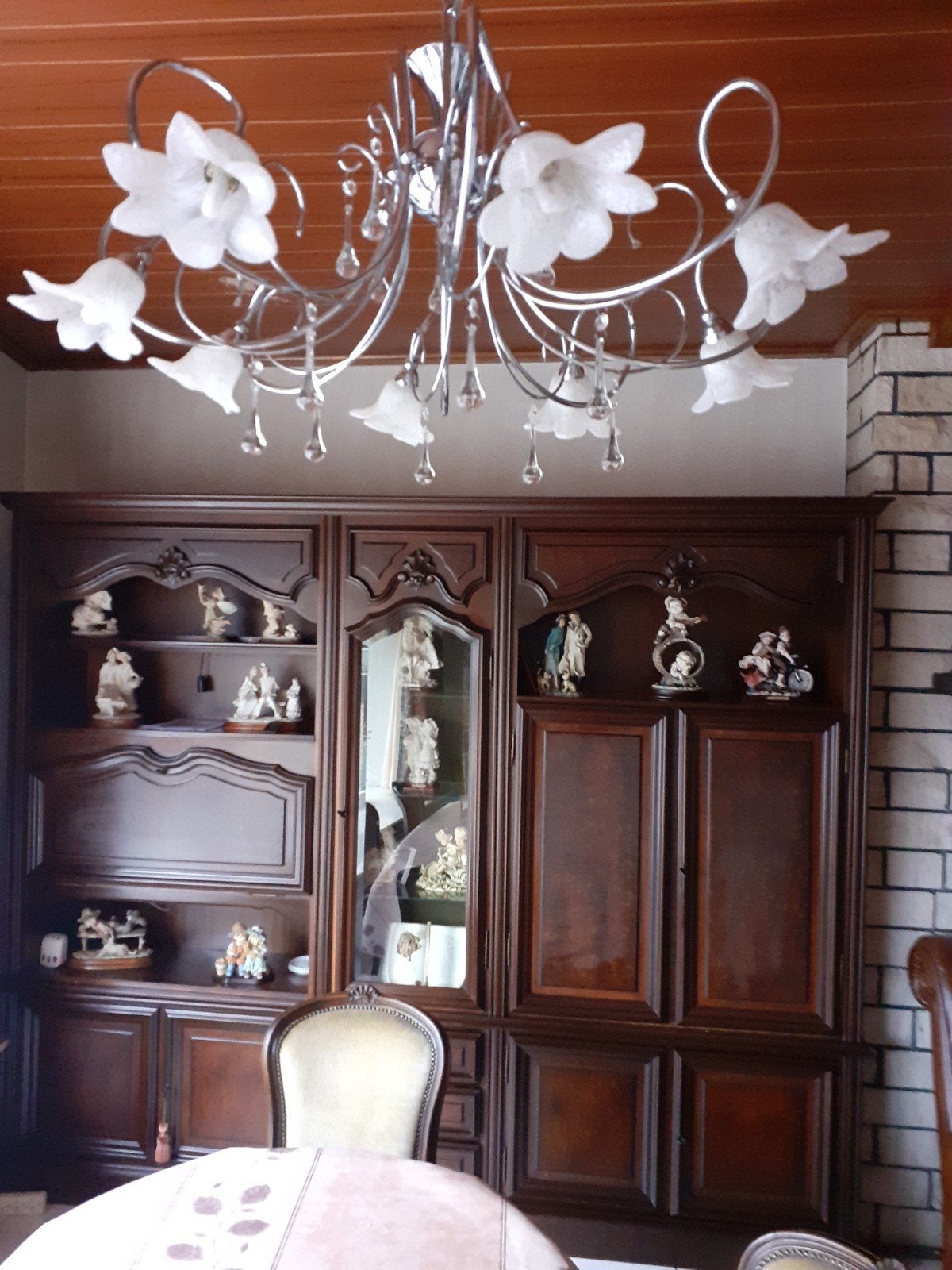 zeer mooie luster met ledlampen, Enlèvement, Comme neuf