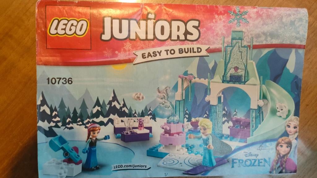 Lego Disney Frozen 10736 + bouwplaat wit, Gebruikt, Lego, Ophalen of Verzenden, Disney