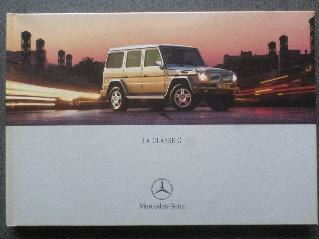 Mercedes G Klasse 2001 Boek - FRANS, Enlèvement ou Envoi, Mercedes