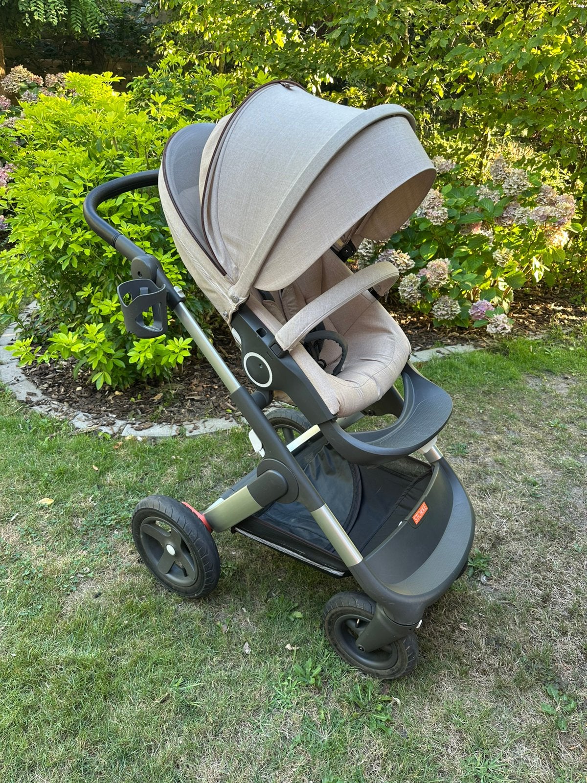 Stokke buggy & kinderwagen 2in1, Kinderen en Baby's, Kinderwagens en Combinaties, Gebruikt, Luchtbanden, Ophalen, Kinderwagen