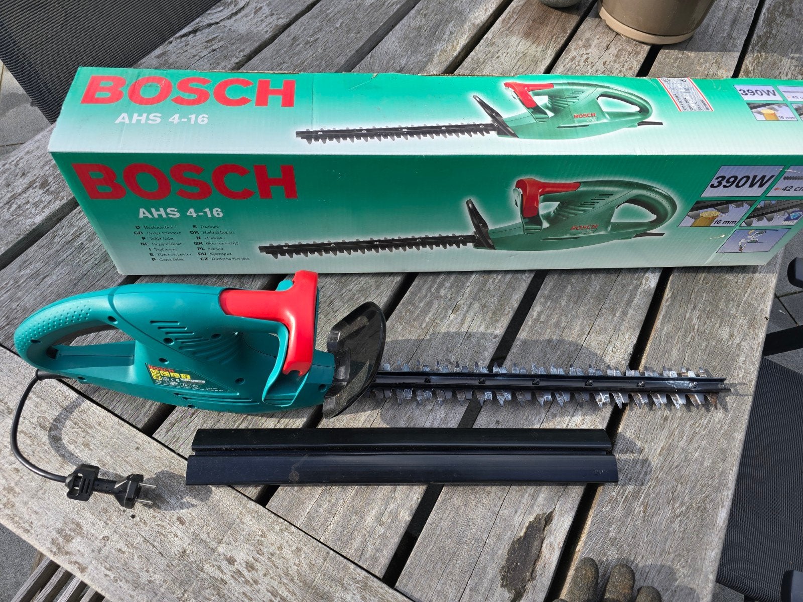 Elektrische haagschaar Bosch AHS 4-16 42 cm, Jardin & Terrasse, Enlèvement, Utilisé, Électrique, Bosch