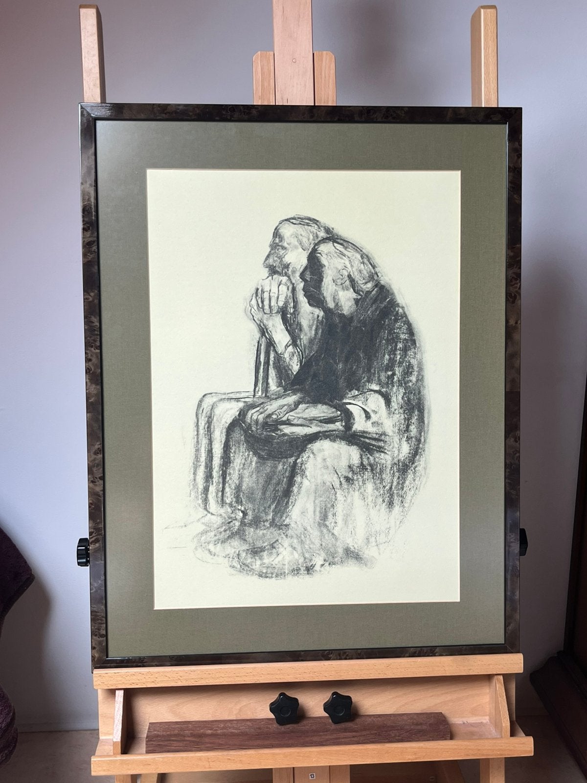 Selbstbildnis mit Karl Kollwitz, Ophalen of Verzenden