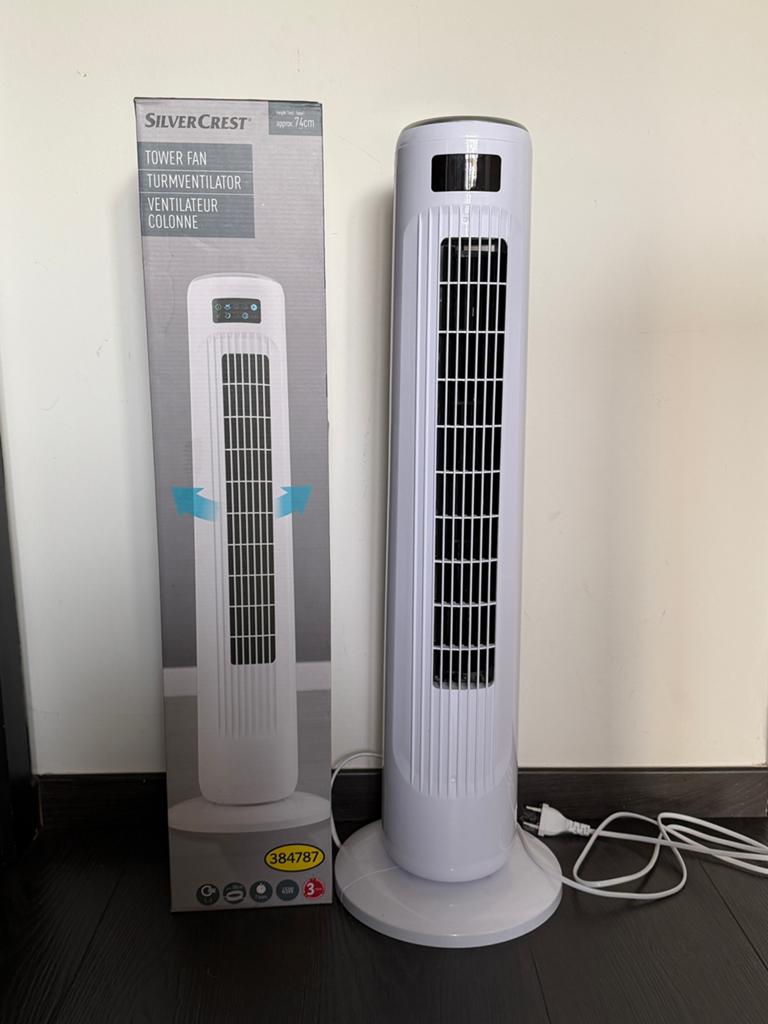 Silvercrest vebtillatie toren 74 cm, Elektronische apparatuur, Ventilatoren, Ophalen, Zo goed als nieuw