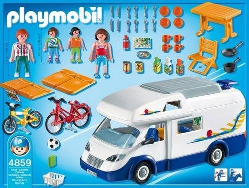 Playmobil kampeerwagen - losse onderdelen, Enlèvement ou Envoi, Autres séries, Comme neuf, Figurines