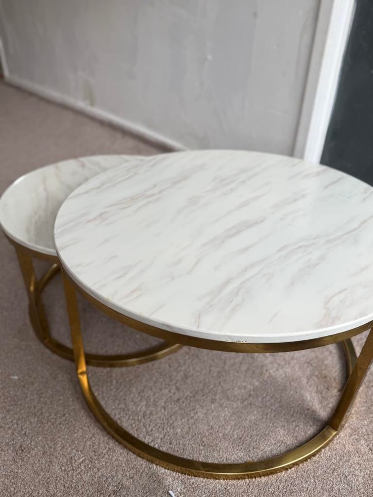 Lot de 2 tables basses – bon état, Enlèvement ou Envoi, Utilisé