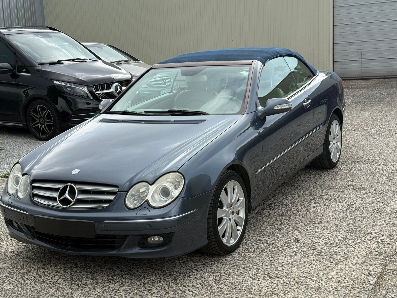 Mercedes CLK 320cdi Cabriolet, Cuir, 2987 cm³, Beige, Entreprise