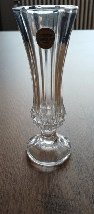 Vase en cristal Cristal d'Arques, Antiquités & Art, Enlèvement ou Envoi