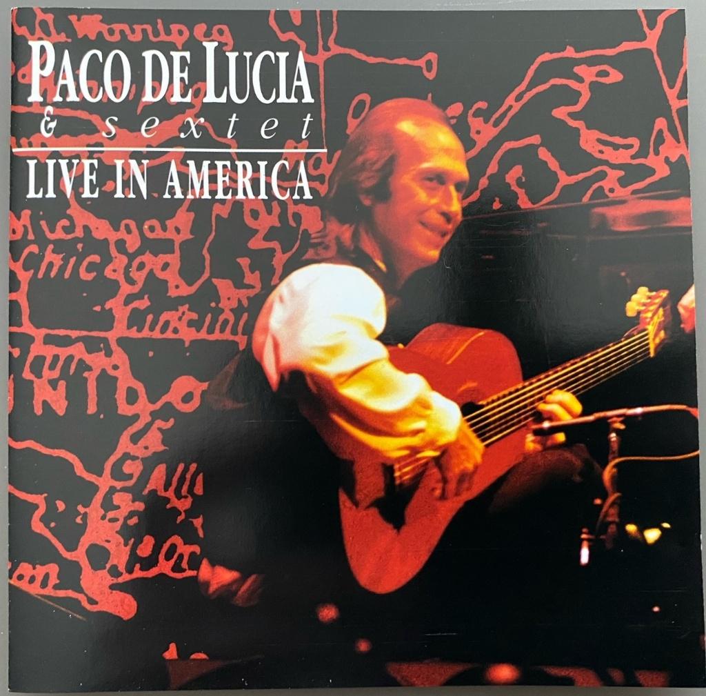 CD Paco De Lucia & Sextet - "Live in America"., Cd's en Dvd's, Cd's | Wereldmuziek, Ophalen of Verzenden, Zo goed als nieuw, Overige soorten