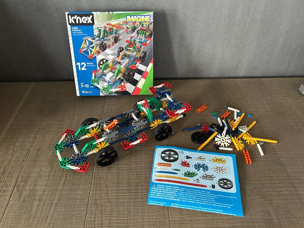 K’Nex Cars Building Set, Ophalen of Verzenden, Zo goed als nieuw, K'nex