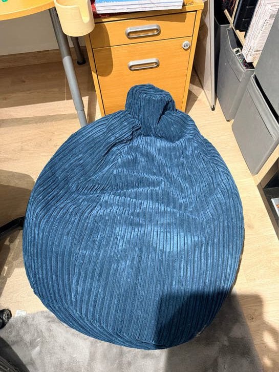 3 poufs poire - 2 loungepug et 1 tapo, Maison & Meubles, Enlèvement, Comme neuf