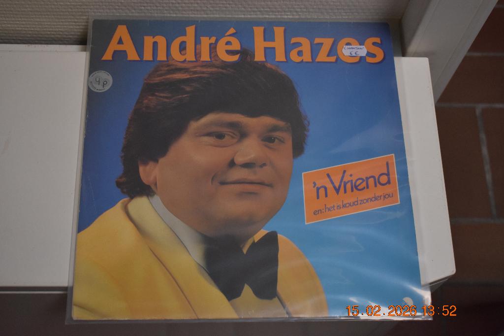 LP : André Hazes - 'n Vriend, Cd's en Dvd's, Vinyl | Nederlandstalig, Beschermende buitenhoes, Ophalen of Verzenden, Gebruikt