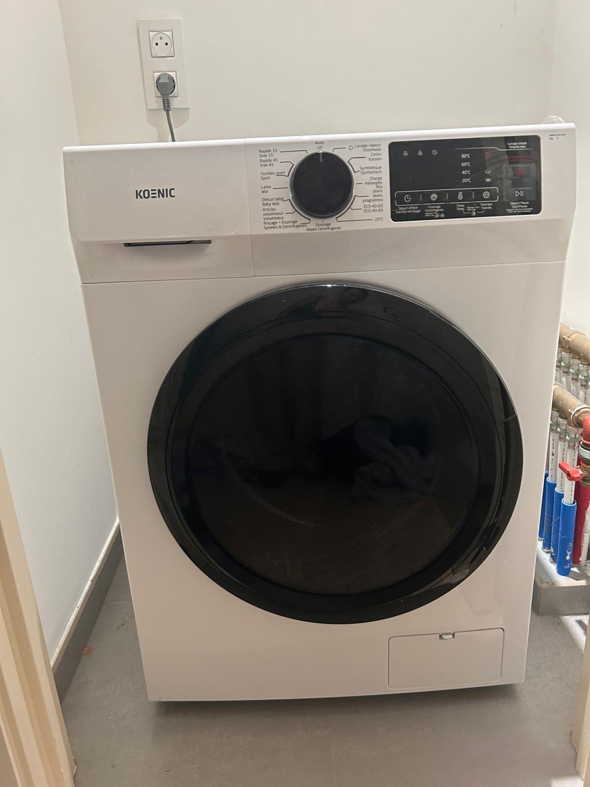 Koenic Wasmachine - Zo goed als nieuw, Electroménager, 6 à 8 kg, Enlèvement, Comme neuf