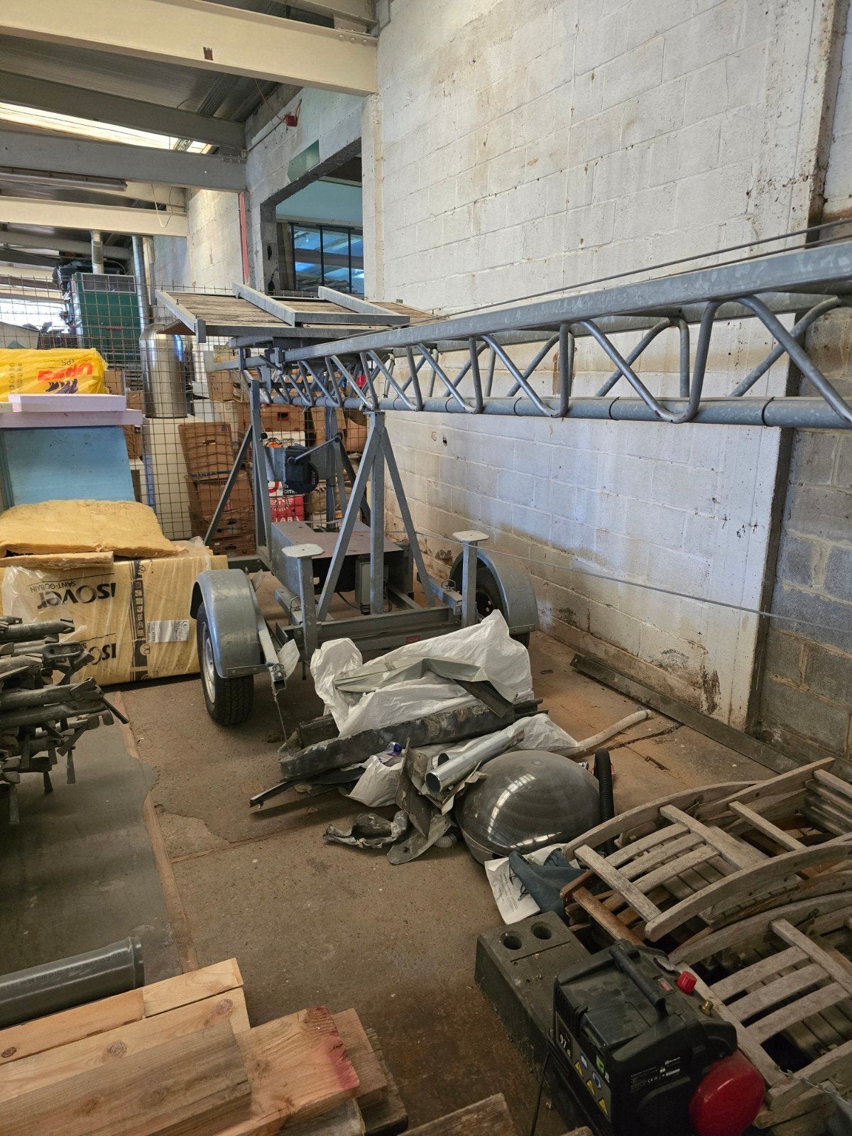 Bouwlift in zeer goede staat, Bricolage & Construction, Monte-charges, Enlèvement, Ascenseur de chantier