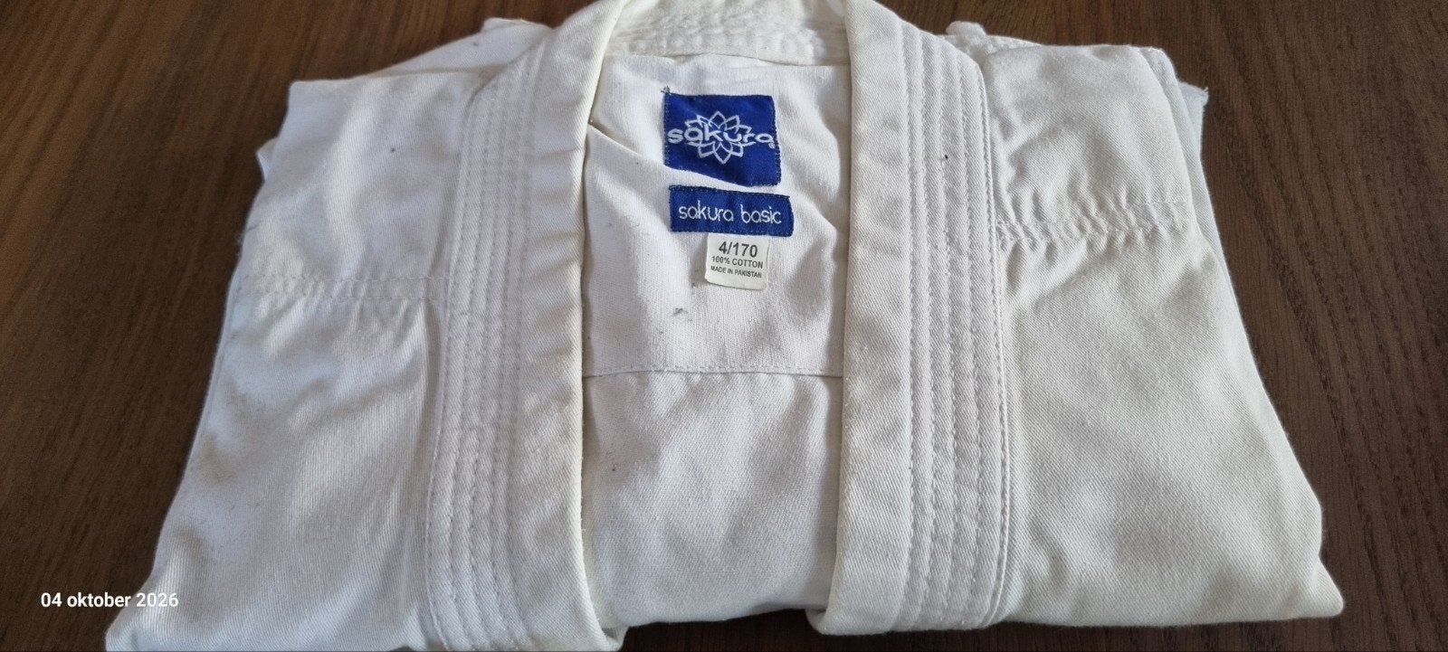 Judo of karatepak voor volwassenen in goede staat.maat 4/170, Ophalen