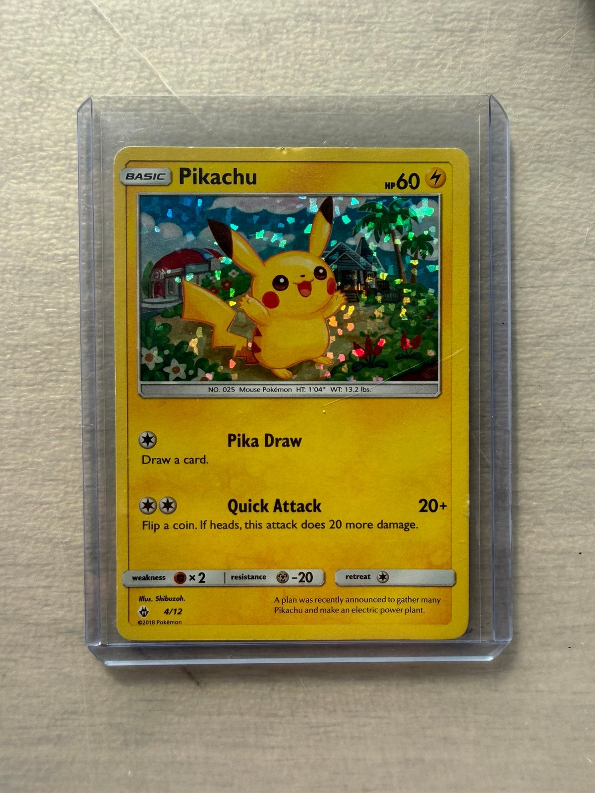 Pikachu 4/12 McDonalds 2018, Enlèvement ou Envoi, Comme neuf