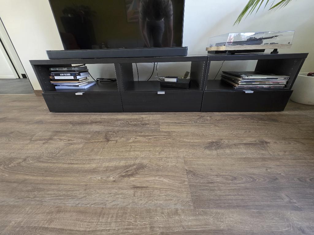 tv meubel ikea, Ophalen, Overige materialen, Gebruikt, 150 tot 200 cm