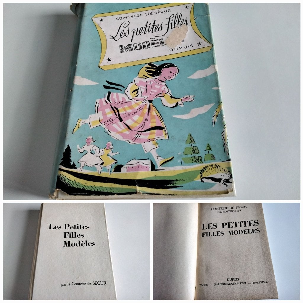 Ancien livre broché Les Petites Filles Modèles -Édit.Dupuis, Antiquités & Art, Enlèvement ou Envoi, Comtesse de Ségur