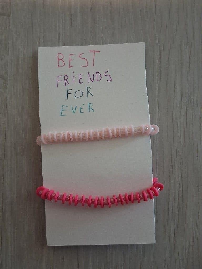 Best Friends For ever bandjes, Bijoux, Sacs & Beauté, Bracelets, Enlèvement, Neuf, Élastique