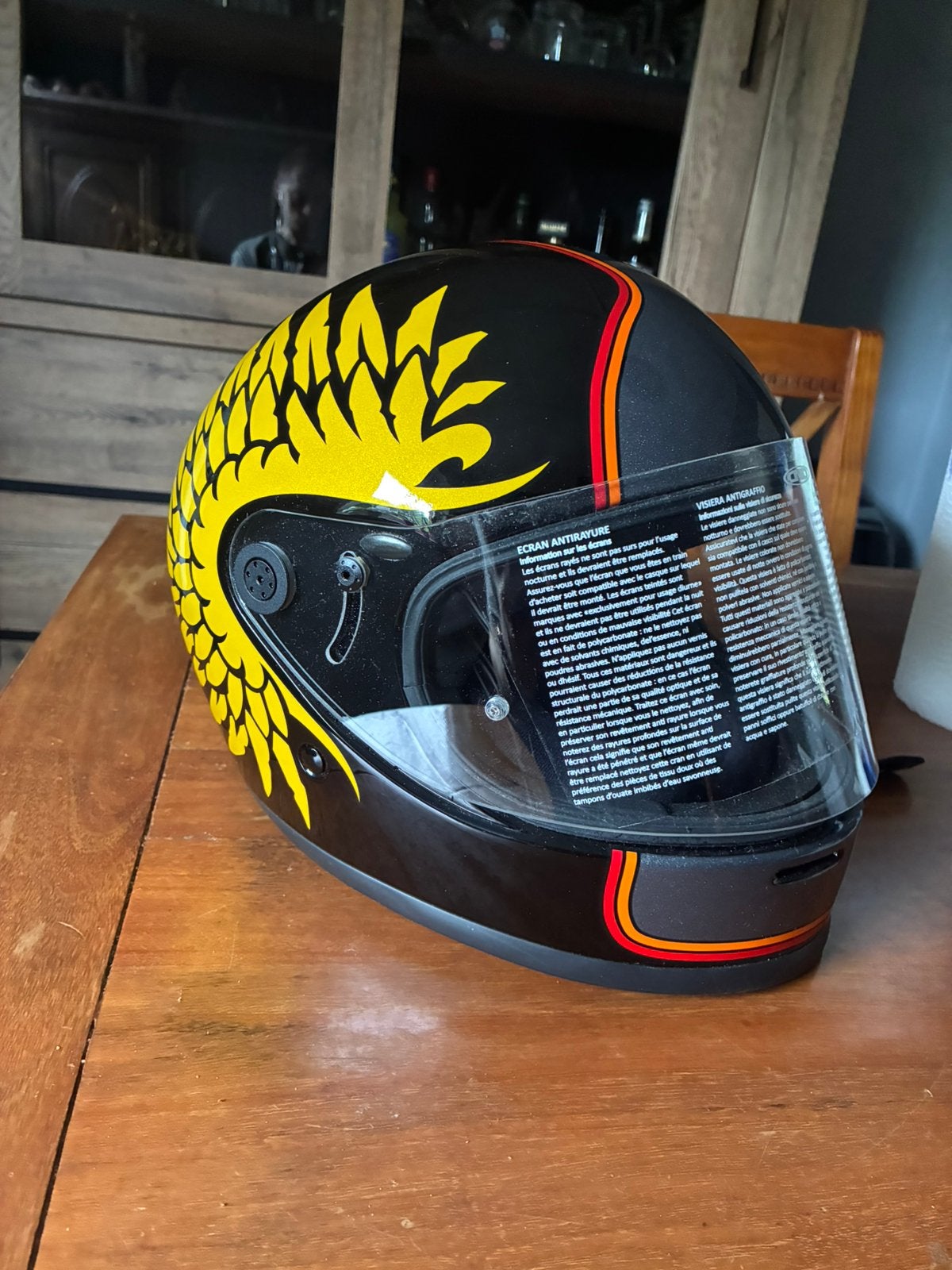 Splinternieuwe DMD Rivale Hawk Integraalhelm – Retro / S, Ophalen, S, Integraalhelm