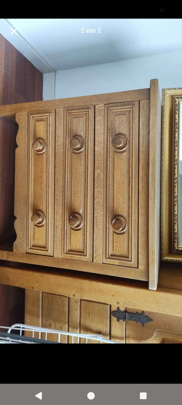 Houten kast, Antiek en Kunst, Ophalen