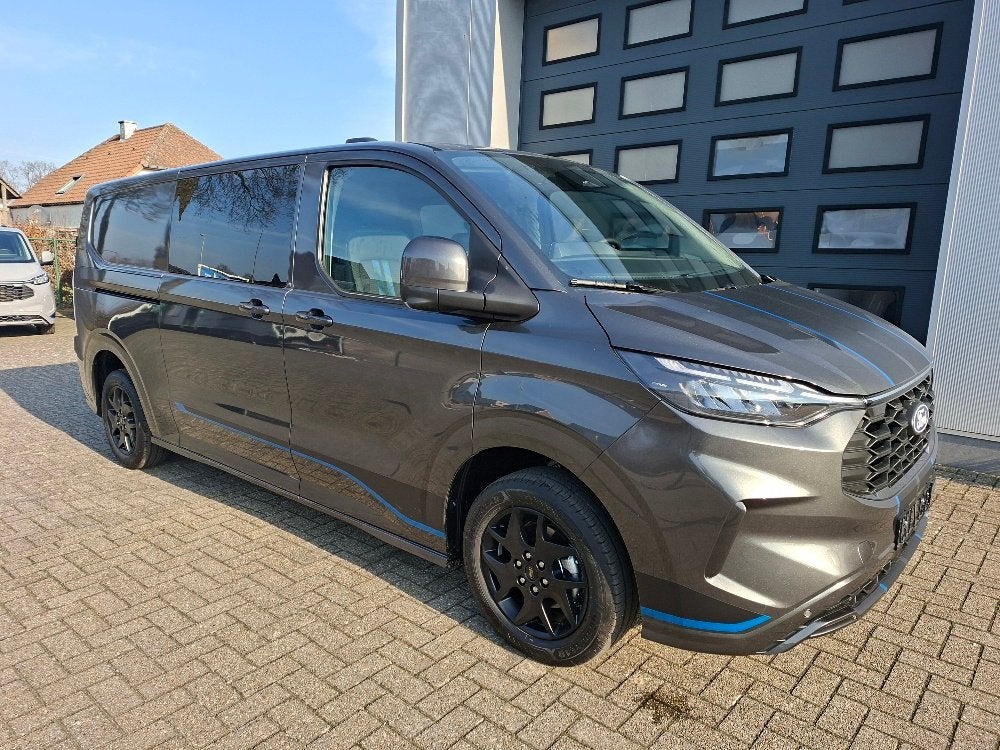 Ford Transit Custom SPORT L2 AUT driver ass pack 6 360cam, Autos, Neuf, Argent ou Gris, Achat, Euro 6