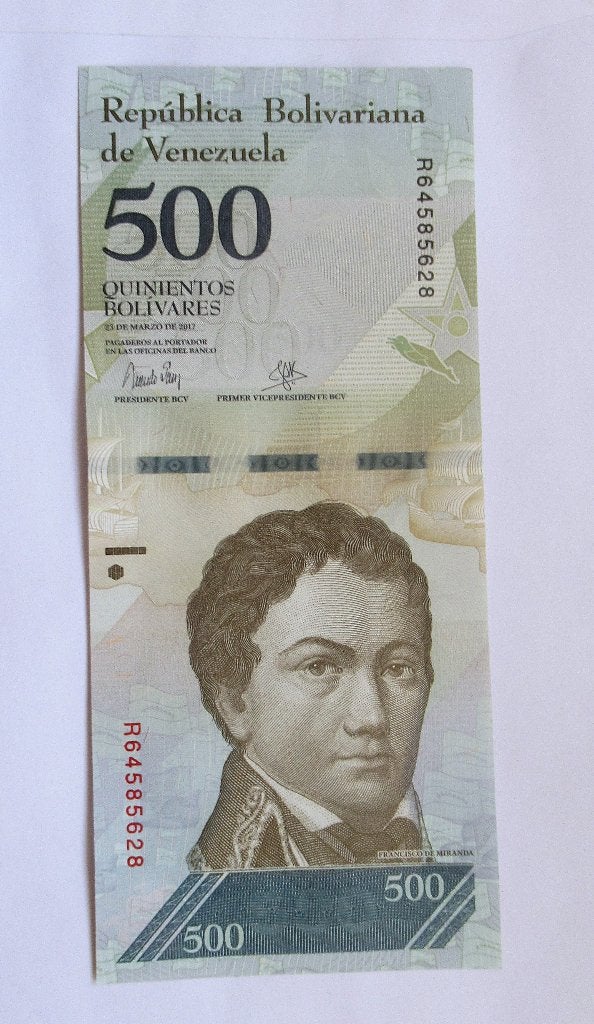 Venezuela 500 bolívares 2017, Timbres & Monnaies, Envoi, Amérique du Sud