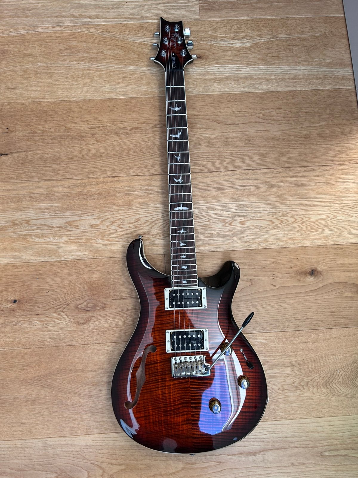 PRS Custom 24 SE semi hollow piezzo, Enlèvement, Comme neuf