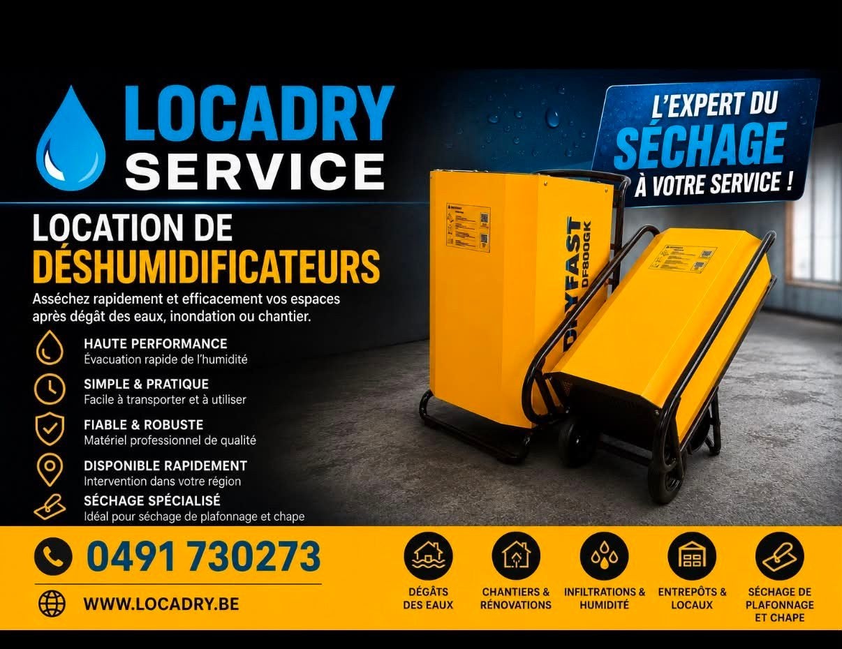 deshumidificateur professionnel, Bricolage & Construction, Enlèvement ou Envoi, Neuf, Ventilateur et Extracteur