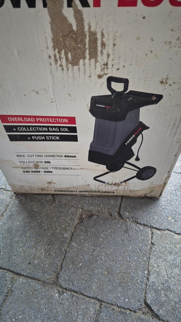 Powerplus hakselaar, Ophalen
