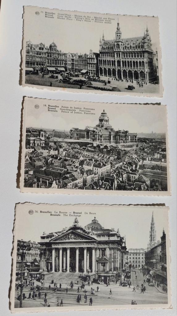 Vieilles cartes postales, Bruxelles